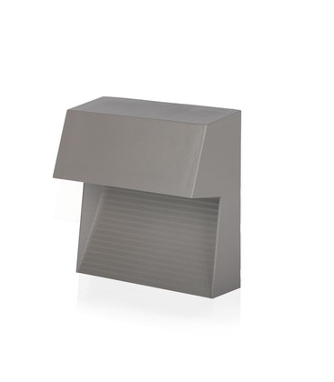 3W trinlys grå, 4000K LED