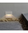 3W LED trappelys til påbygning - IP65, Grå, 4000K, 210lm
