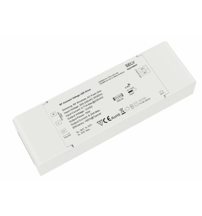 75W / 24V DC dæmpbar rWave strømforsyning - 3.125A, RF, push-dæmp