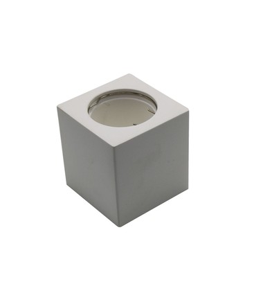 GU10 Lampe - Firkantet, hvid