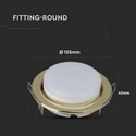 EN: VT-715 GX53 FITTING ROUND -GOLD