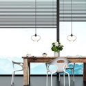 Globe Pendel Lampe - Transparent, Ø280, E27.