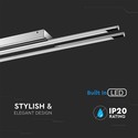 36W Designer Dobbelt Loftspendel - Krom 4000K Ø940x2mm