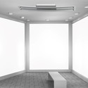 Designer overflade bøjet glas dobbelt loft-krom 36W - 4000K, Ø985mmx2