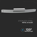 Designer overflade bøjet glas dobbelt loft-krom 36W - 4000K, Ø985mmx2