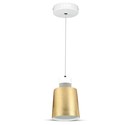 7W LED Pendel Lys - Guld Lampeskærm 4000K