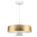 7W LED Pendel Lampe - Guld Lampeskærm, 4000K