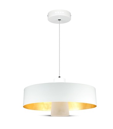7W LED Pendel Lampe - Akryl, Hvid Lampeskærm, 4000K