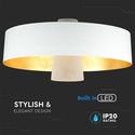 7W LED Pendel Lampe - Akryl, Hvid Lampeskærm, 4000K