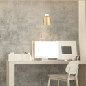 7W LED Pendel - Akryl, Guld Lampeskærm, 3000K