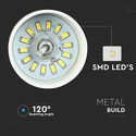 7W LED Pendel Lampe - Guld Lampeskærm, Akryl, 3000K