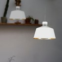 7W Pendel Lampe - Akryl, Hvid Lampeskærm, 3000K