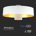 7W LED Pendel Lys - Akryl, Hvid Lampeskærm, 3000K