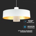 7W LED Pendel Lys - Akryl, Hvid Lampeskærm, 3000K