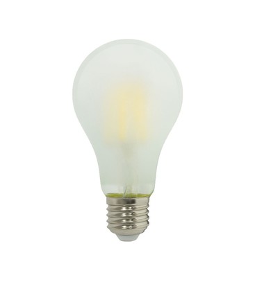6W A60 pære 2700K E27, matteret, Cross, kultråd