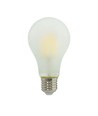 E27 6W A60 Frost Cross Filament LED pære - 2700K, 660lm, mat glas