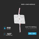 4 modul 1.44W 2835 Grøn - IP68