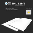 45W LED PANEL - 1200x600mm, 6400K, 120lm/W.