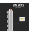20W LED lineært armatur til indbygning - 1400lm, 6400K, hvid, 27cm, IP20