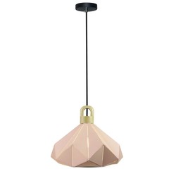 Elmateriel Pastel træprisme lysekrone (E27) - Ø320*270mm