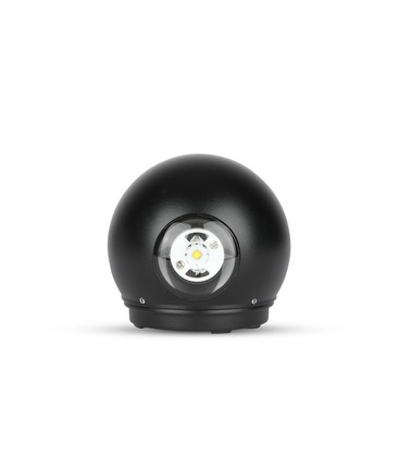 6W Op-Ned Væglampe - LED, 4000K, Sort Hus, IP65 6W Op-Ned Væglampe - LED, 4000K, Sort Hus, IP65