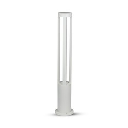Elmateriel 10W pullertlys - LED, 6400K, hvidt hus, 80cm højde.