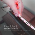 10W/m - LED Stribe Lys RGB Sæt IP20 EU Stik (5m/rulle)