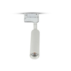 Elmateriel LED Skinnespot 7W - Samsung Chip, 5000K, 5 års garanti, hvidt hus.
