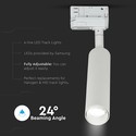 15W LED skinnespot - Samsung chip 5000K 5 års garanti, hvidt hus