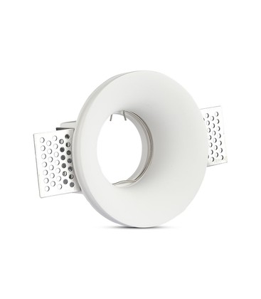 EN: VT-859 GU10 FITTING ROUND-WHITE EN: VT-859 GU10 FITTING ROUND-WHITE