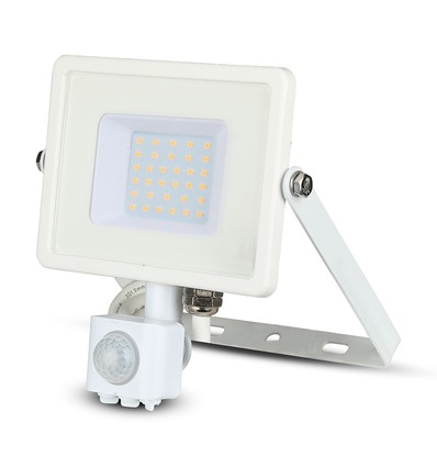 30W LED projektør med sensor - IP65 udendørs, 5 års garanti, Samsung LED chip