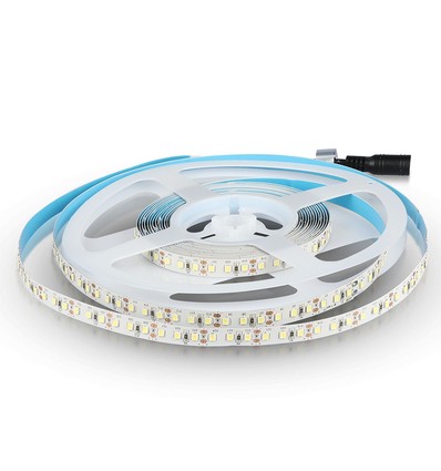 12W/m LED Striplys - Samsung Chip, 12V, 6500K, IP20, 5m/rulle