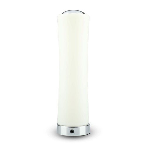 18W LED designer bordlampe - Touch dæmpbar, 1200lm, 3000K, krom finish