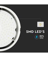 10W LED loftlampe med nødlys - IP65, Samsung LED chip, 3 timers batteritid, Ø32cm, bulkhead