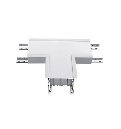 14W T-formet connector med Samsung chip - 1200lm, 4000K, sølv kabinet