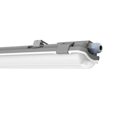 120cm 18W vandtæt komplet LED armatur - 1700lm, IP65, 120 grader