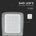 160W LED Gadelampe - TYPE III-M linse, Samsung chip, 4000K, 130lm/W