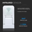 Infrastruktur bevægelsessensor - hvid, IP65 (max:1000W LED)