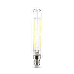 Elmateriel 4W LED T20 - klart glas 6000K E14