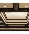 35W Ø16cm LED hotel downlight, RA95 - 2300lm, 0-27° justerbar spredning, sølv reflektor, Hul: Ø15cm
