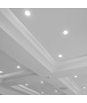6W LED COB Hotel Downlight, RA95 - CREE chip, sølv reflektor, justerbar, indbygningsspot