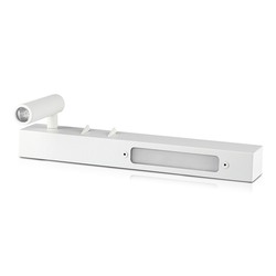 Producenter 3W+6W LED Sengelampe - Væglampe, 3000K, Hvid