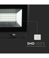 20W LED projektør - Grøn, Sort hus, arbejdslampe