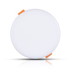 Producenter V-TAC LED justerbart panel 12W - Samsung chip, 6400K, rund