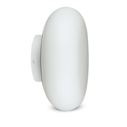 Elmateriel 25W VÆGLAMPE - LED Designer, TRIAC Dæmpbar, 3000K, Hvid.