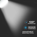 25W VÆGLAMPE - LED Designer, TRIAC Dæmpbar, 3000K, Hvid