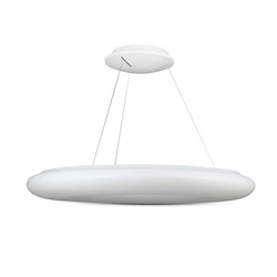 Elmateriel 105W designer hængeloftlampe LED - TRIAC dæmpbar, 3000K, hvid