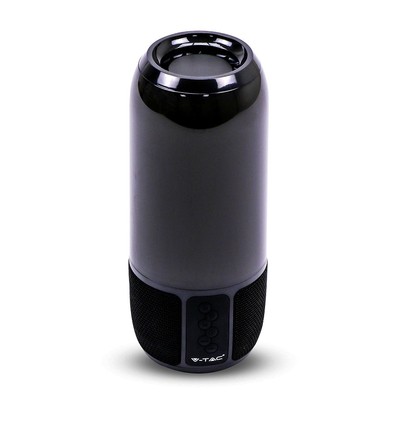 2*3W - LED lys, Bluetooth højttaler, USB TF-kort slot, sort