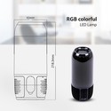 2*3W - LED lys, Bluetooth højttaler, USB TF-kort slot, sort