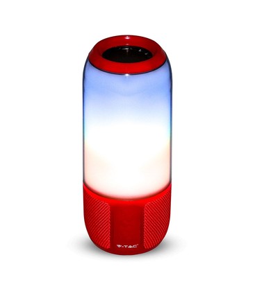 2*3W Bluetooth Højttaler - LED-lys, USB TF-kortplads, rød 2*3W Bluetooth Højttaler - LED-lys, USB TF-kortplads, rød